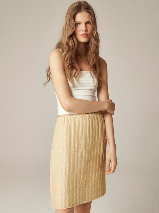J. Crew Dresses & Skirts - J. Crew Textured Linen-Blend Skirt size 6 CL665